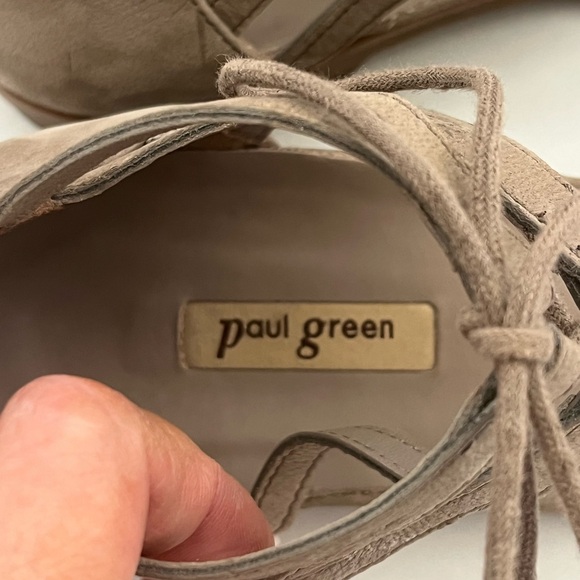Paul Green Morea Lace-Up sandal taupe Women’s US size 6.5 - Picture 4 of 7